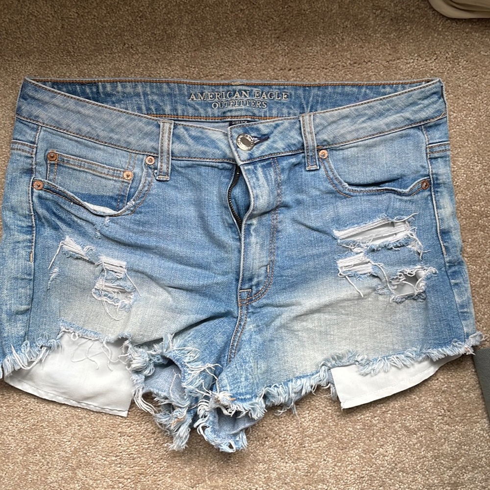 American Eagle outfitters stretch denim jean shorts